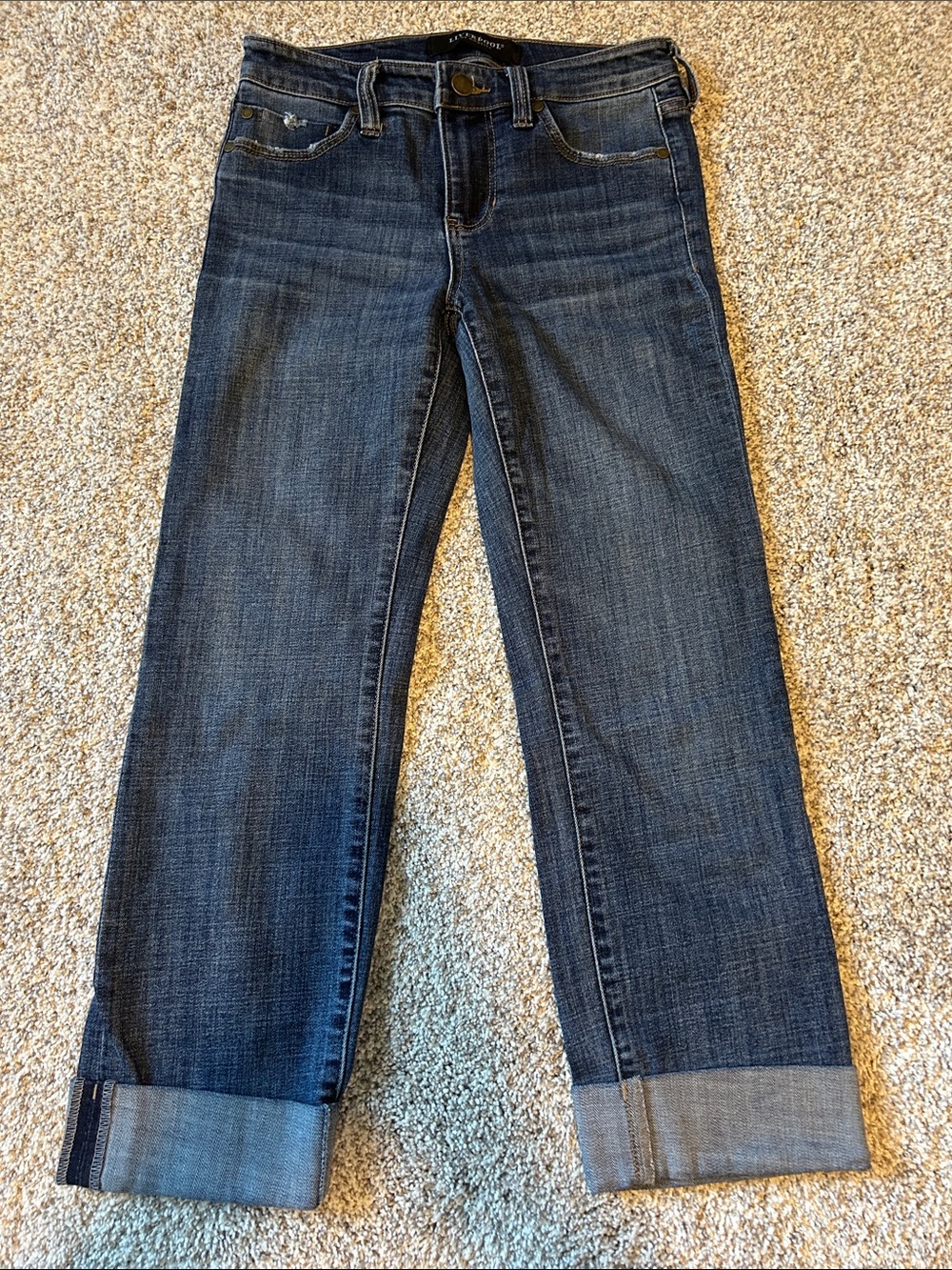 Liverpool Women's Dark Blue Boyfriend Jeans